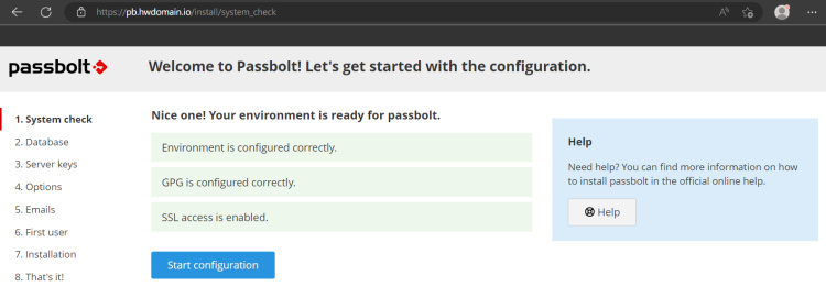 empezar a configurar