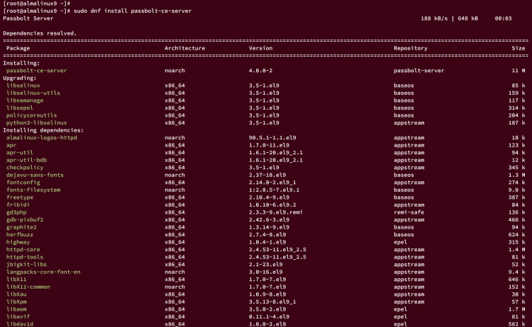 instalar passbolt ce server