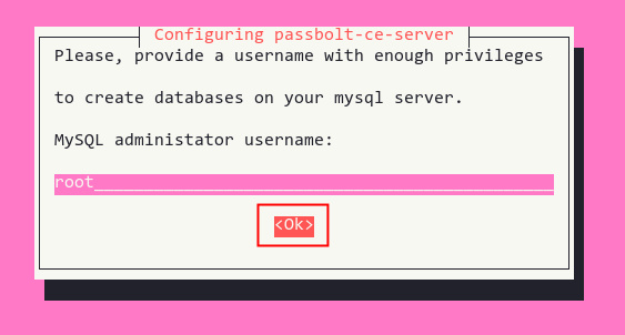 configuración mysql