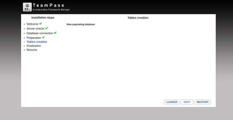 Crear tablas de base de datos