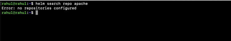 Buscar un paquete localmente