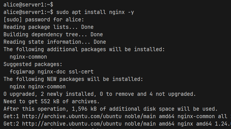 instalar nginx