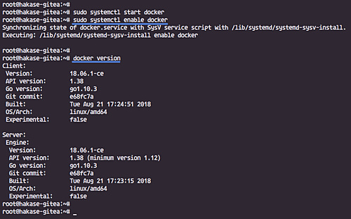 Comprueba la versión de Docker