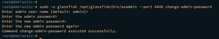 cambiar contraseña admin glassfish