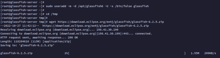 crear usuario descargar glassfish