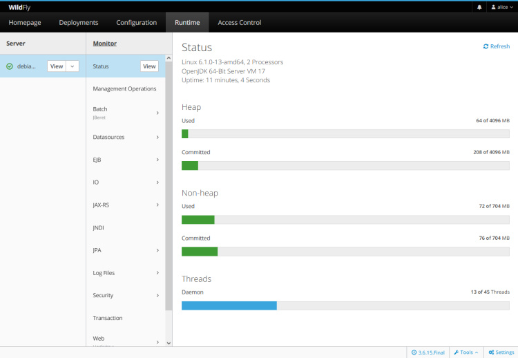 estado de ejecución