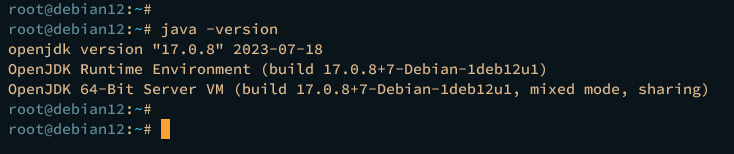 comprobar la versión de java