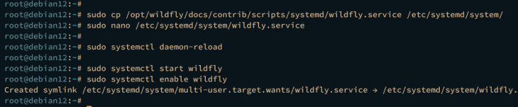 wildfly systemd