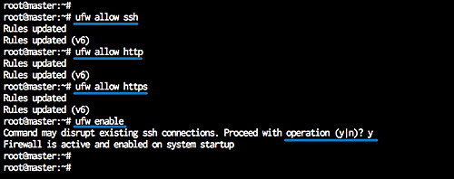 Configurar el cortafuegos UFW