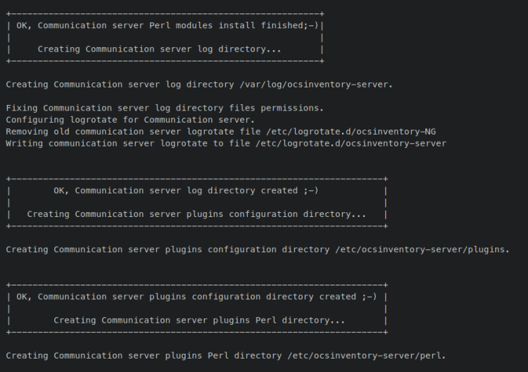 configurar el servidor de inventario ocs