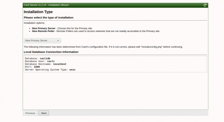 Elige el tipo de instalación
