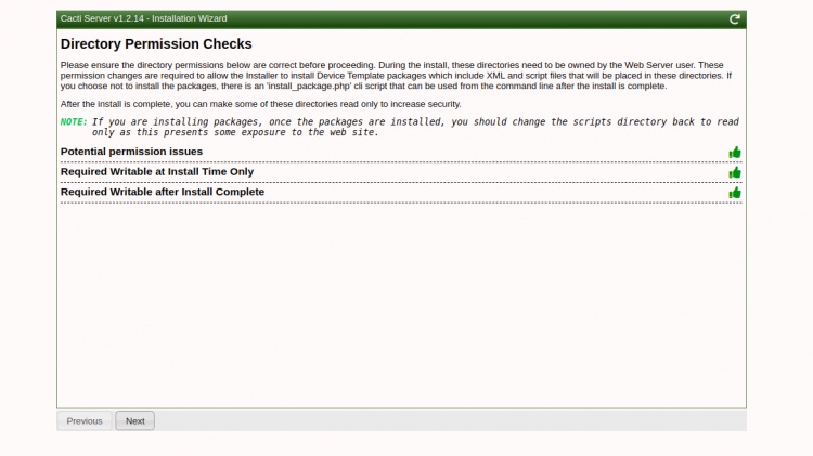 Permisos de directorio