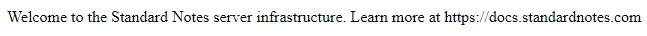 Página de inicio de la URL de Notas Estándar