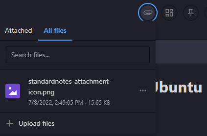 Notas estándar Archivo adjunto
