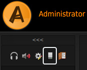 Botón de administración de Ampache