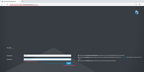 Inicio de sesión en FreeIPA
