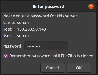 Introduce la contraseña