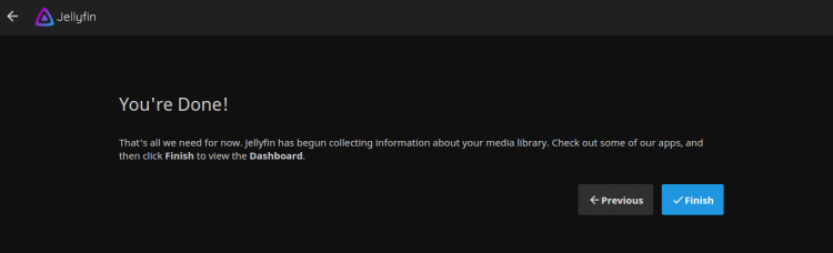 Terminar la instalación
