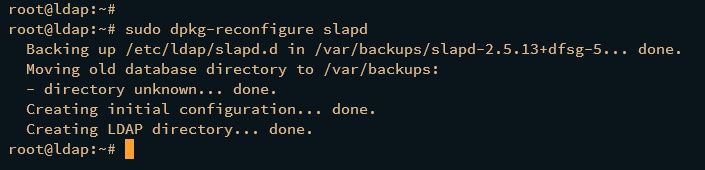 configuración acabada