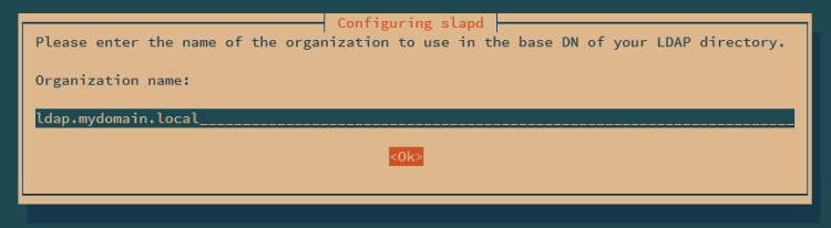 nombre de la organización