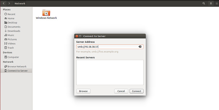 Acceder a la cuota privada en Gnome