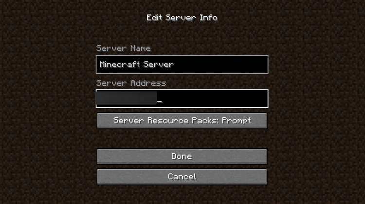 Añadir servidor a Minecraft