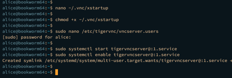 configurar servidor vnc