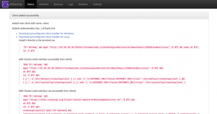 Cliente añadido con éxito