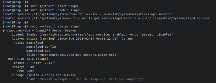 verificar openldap slapd