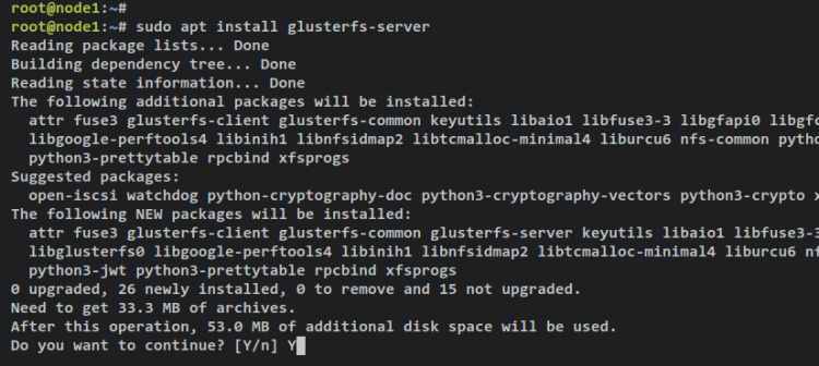 instalar glusterfs