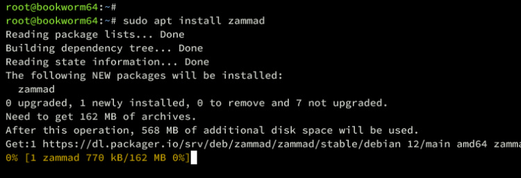 instalar zammad