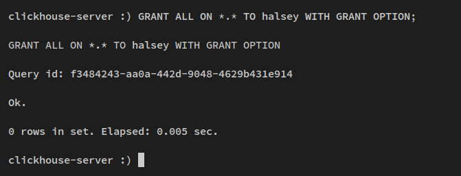 conceder privilegios