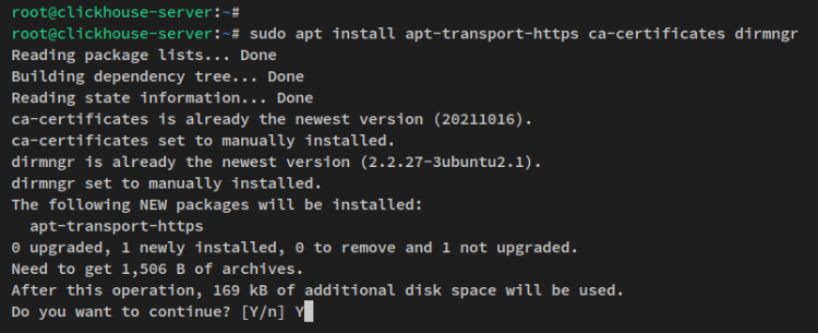 instal dependencies