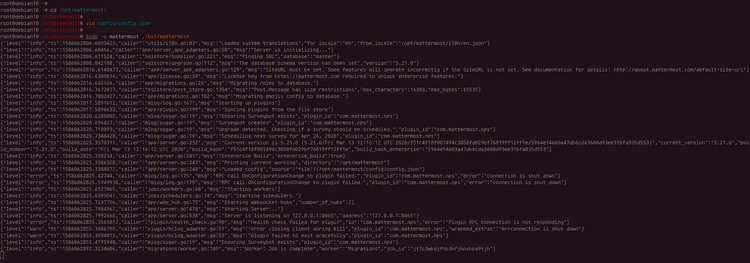 Configurar Mattermost