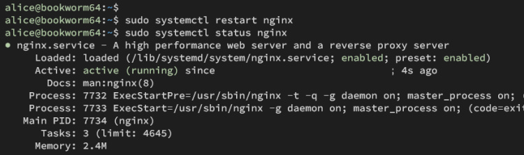 comprobar nginx