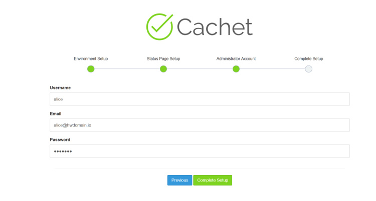 configuración administrativa