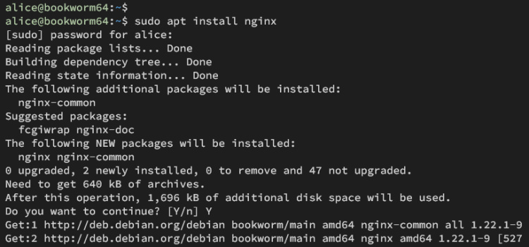 instalar nginx