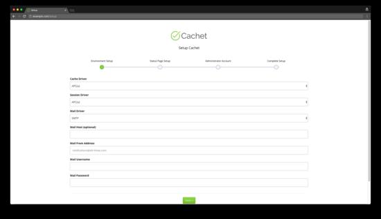 Terminar la configuración del caché