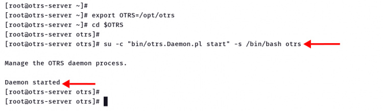 iniciar el otro demonio