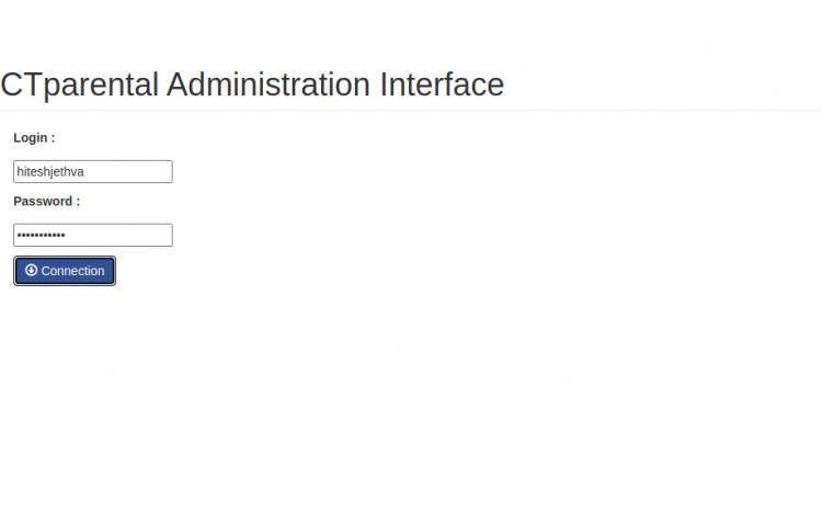 Acceder a CTparental
