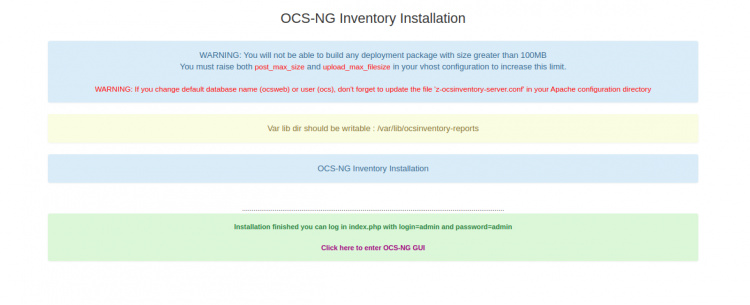 Instalación de OCS NG
