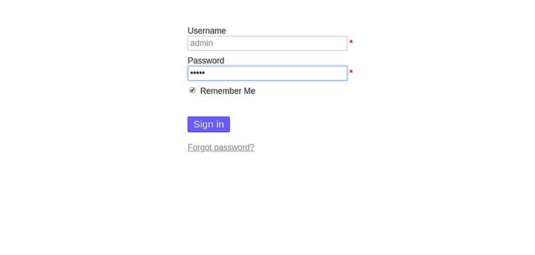 Inicio de sesión en Kanboard