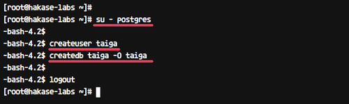Crear usuario postgres y base de datos