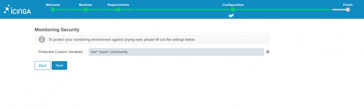 Configuración de seguridad