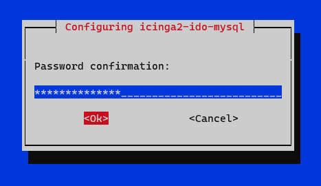Icinga2 Confirmar contraseña