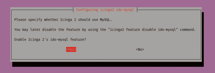 Instalar Icinga2 IDO MySQL