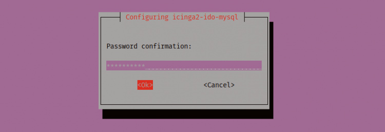 Configurar Icinga2 IDO Contraseña MySQL