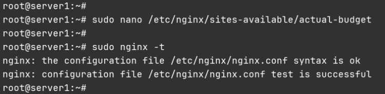 configuración de nginx