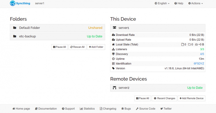 Se ha sincronizado la carpeta compartida