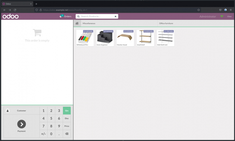 TPV Punto de Venta odoo